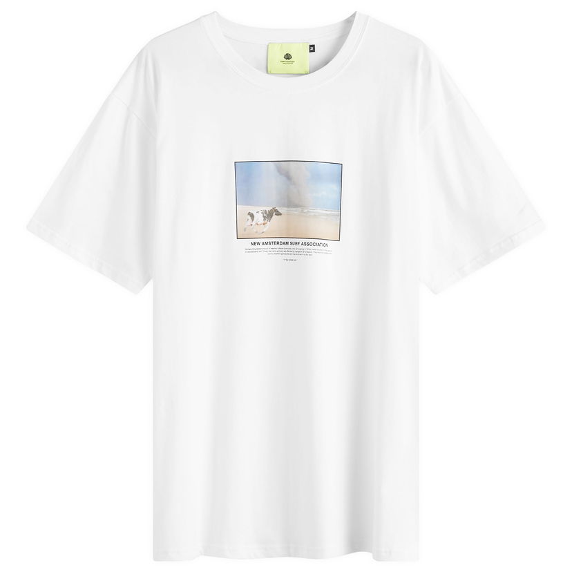 T-shirt New Amsterdam Surf Association New Amsterdam Cow T-Shirt Vit | 2402139002