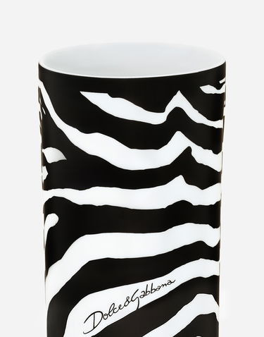 Heminredning Dolce & Gabbana Dolce & Gabbana Cylindrical Porcelain Vase Onesize Flerfärgad | TCC196TCAMXUZ003, 2