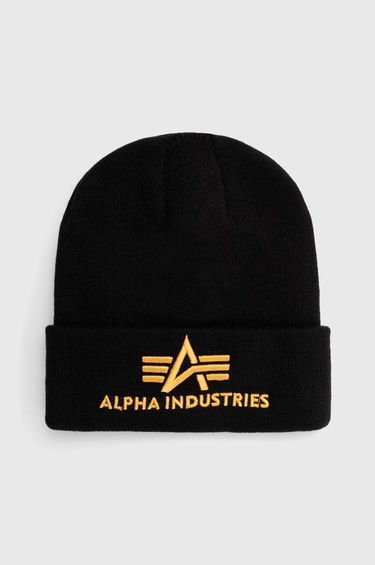 Mössa Alpha Industries 3D Beanie Svart | 168910.583, 0