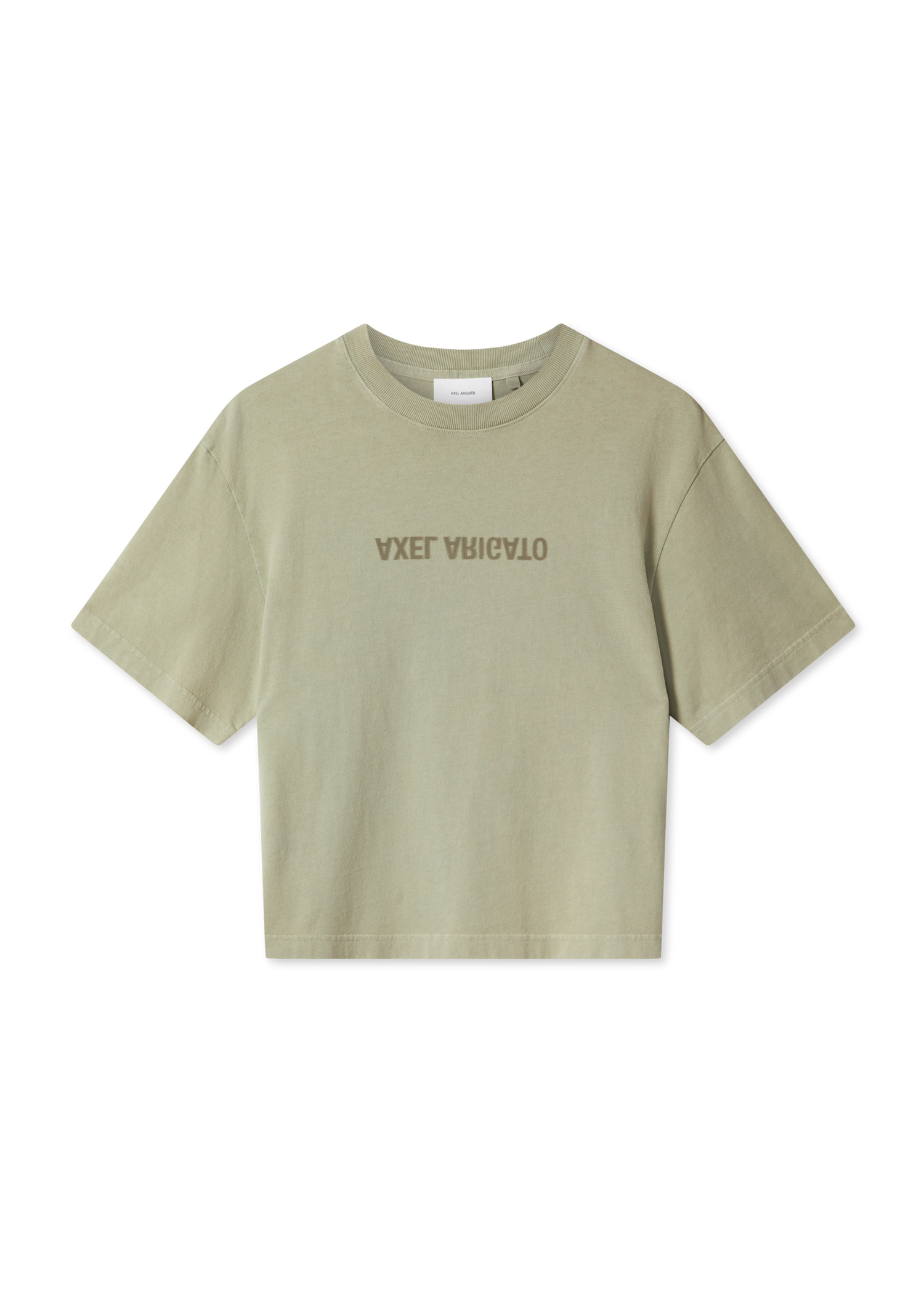 T-shirt AXEL ARIGATO Distorted Text T-Shirt Grön | A2987008, 0