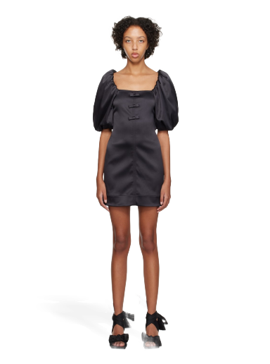 Klä GANNI Bow Minidress Grå | F8456