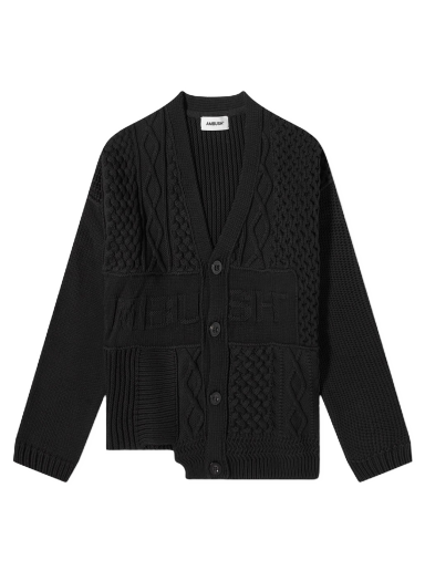 Sweater Ambush Patchwork Cardigan Svart | BMHF008S22KNI0011000