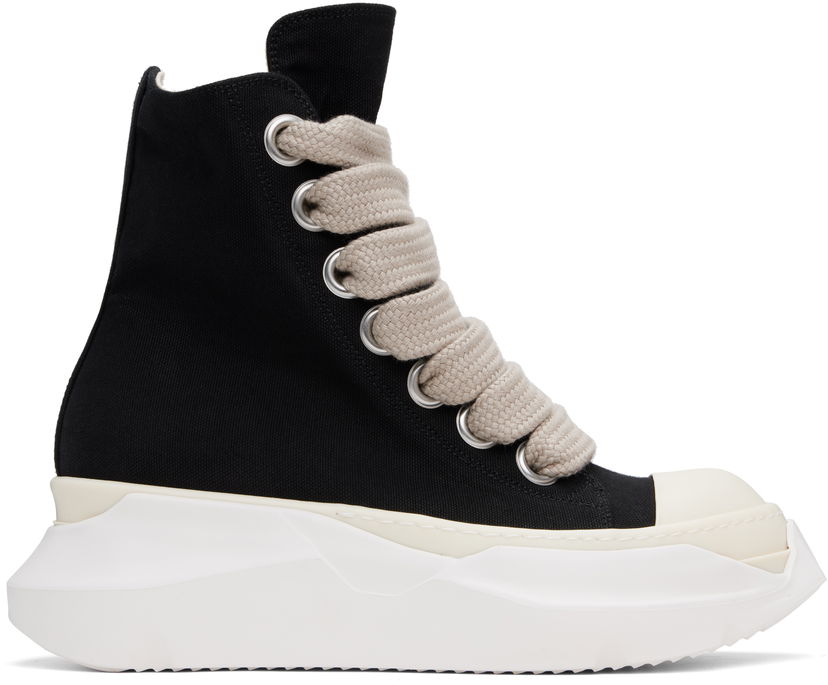 Sneakers och skor Rick Owens Rick Owens DRKSHDW Hollywood Jumbo Laces Abstract Svart | DU01E3844 CVSW2