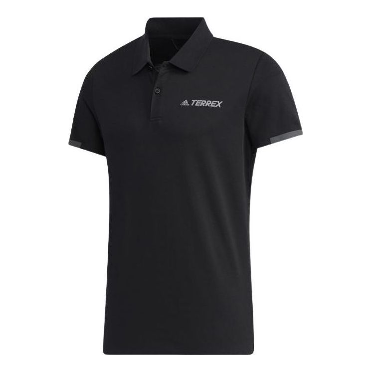 Polotröja adidas Originals Short Sleeve Polo Shirt Svart | GL6826