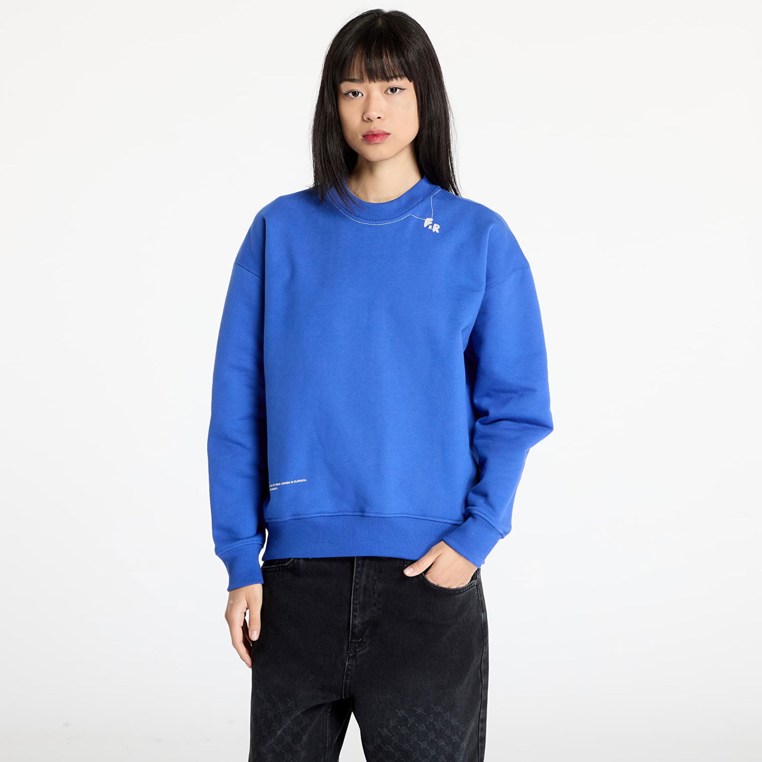 Sweater Footshop FTSHP RFTW Crewneck Sweatshirt Blå | FTSHP_339, 1