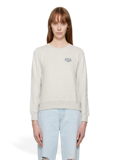 Sweatshirt A.P.C. Gray Skye Vit | COEZD-F27700