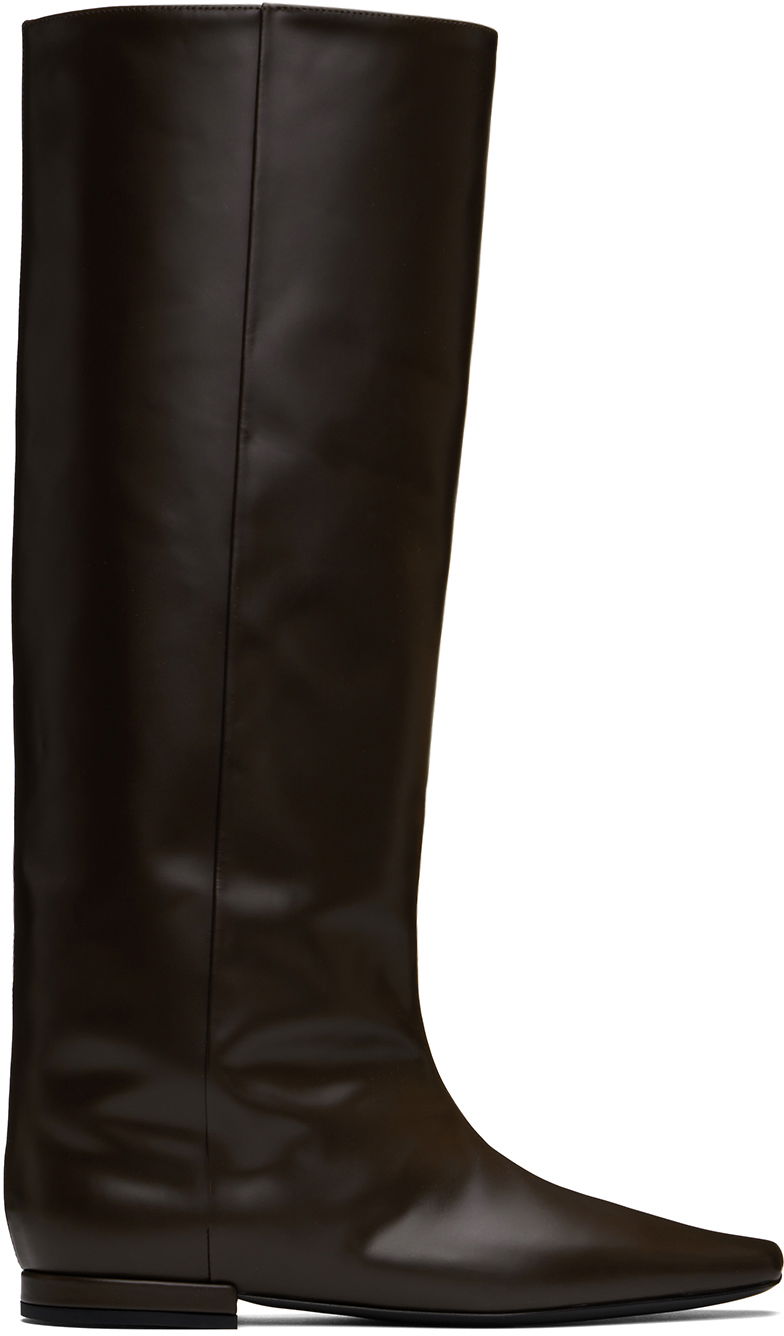 Kläder Loulou de Saison Loulou de Saison Lirone Tall Boots Brun | LIRONE