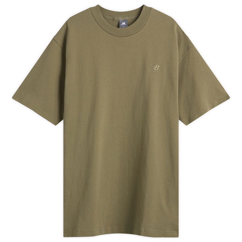T-shirt New Balance Men's Athletics Cotton T-Shirt Grön | MT41533-DEK