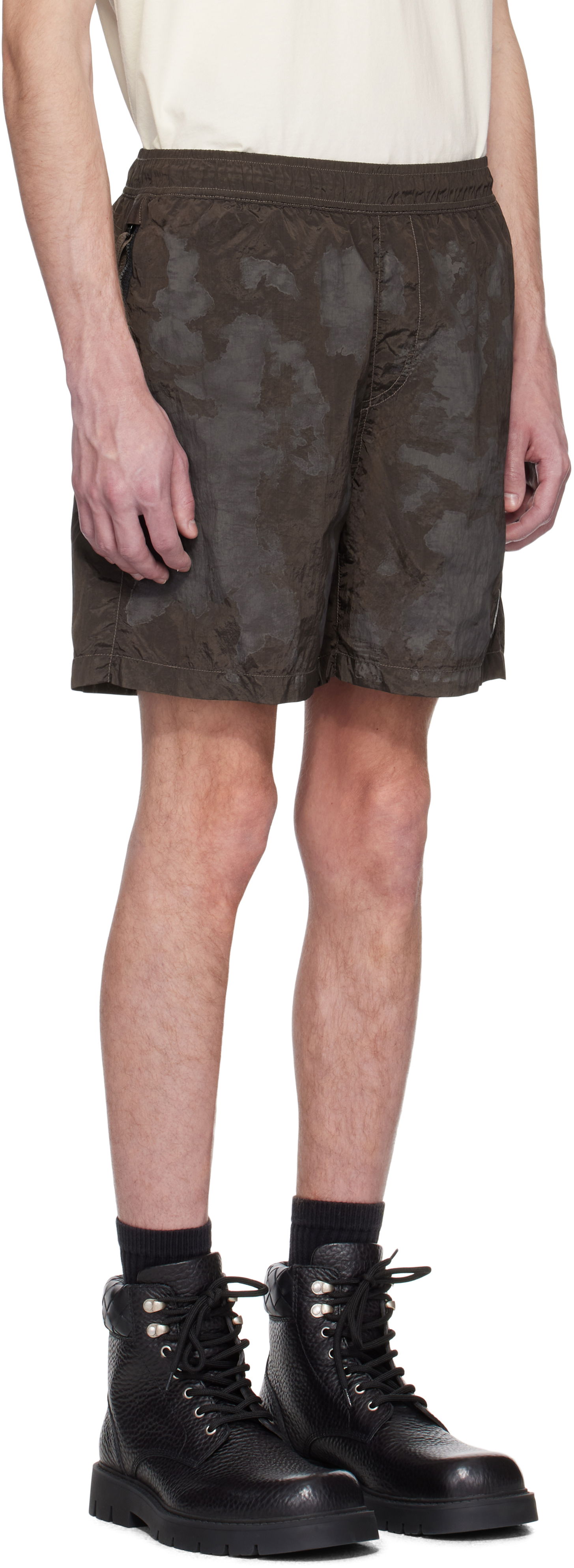 Shorts Stone Island Stone Island Nylon Metal Swim Shorts Brun | K1S15 B100010 S0A78, 1