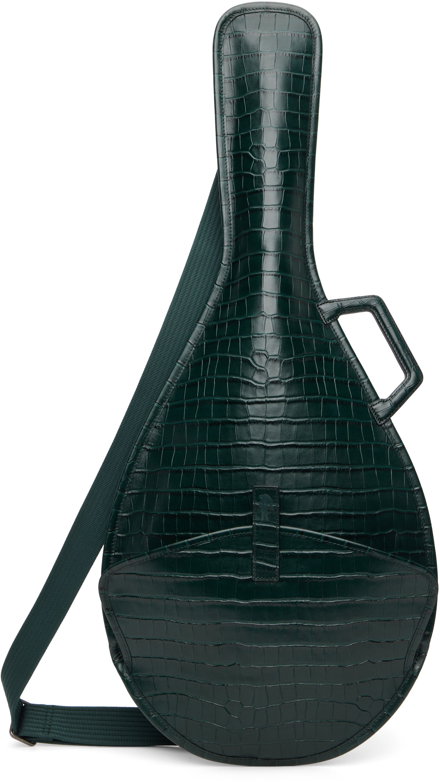 Ryggsäckar och väskor Lacoste Mock Croc Leather Racket Bag Grön | NU5169DP, 0