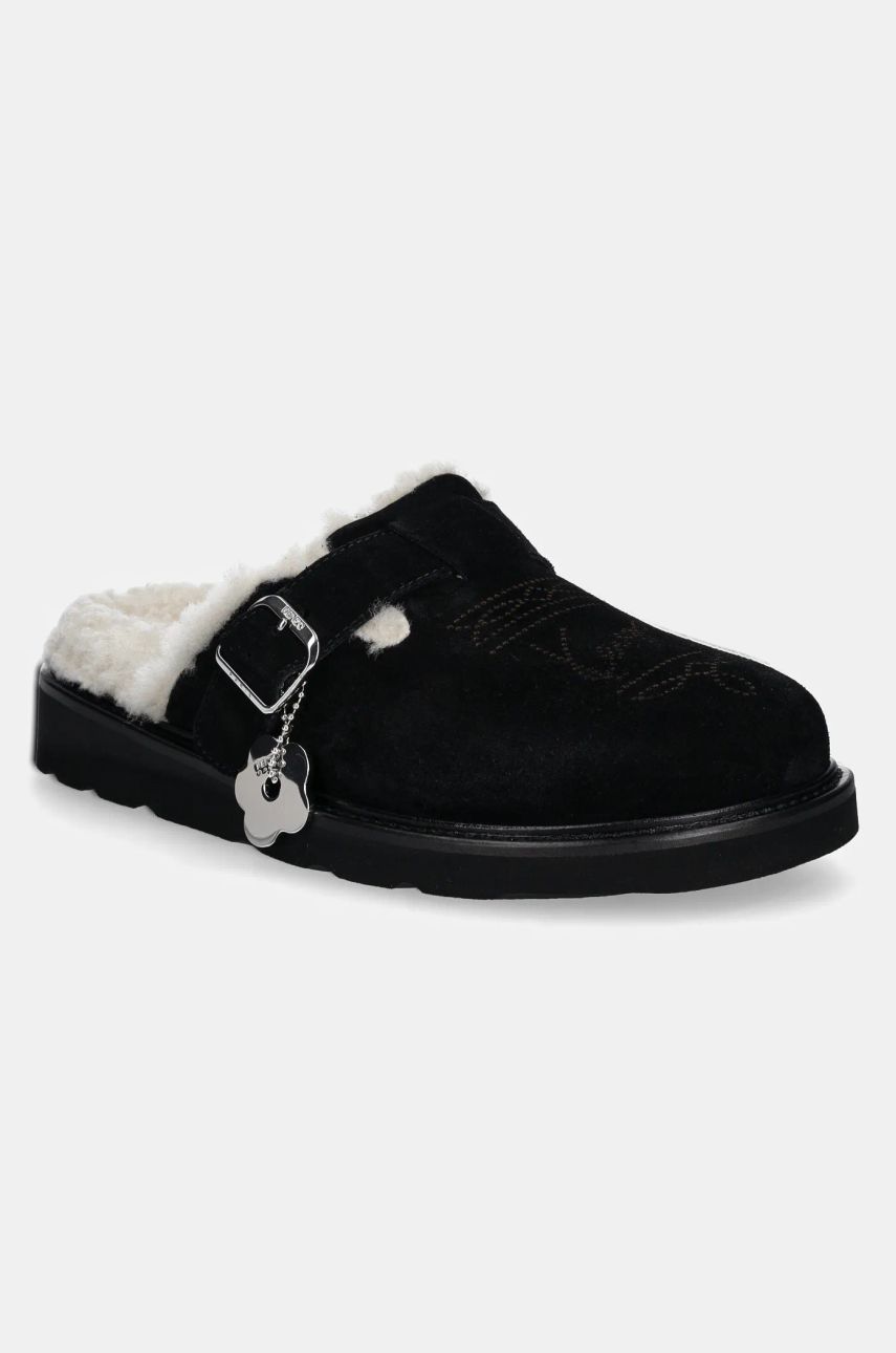 Sneakers och skor KENZO Black Suede Clogs Svart | FE62MU051L58.99, 1