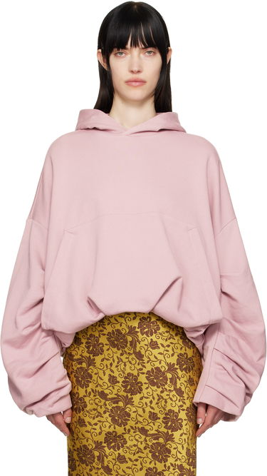 Sweatshirt Dries Van Noten Dries Van Noten Draped Hoodie Rosa | 251-011106-1610, 0