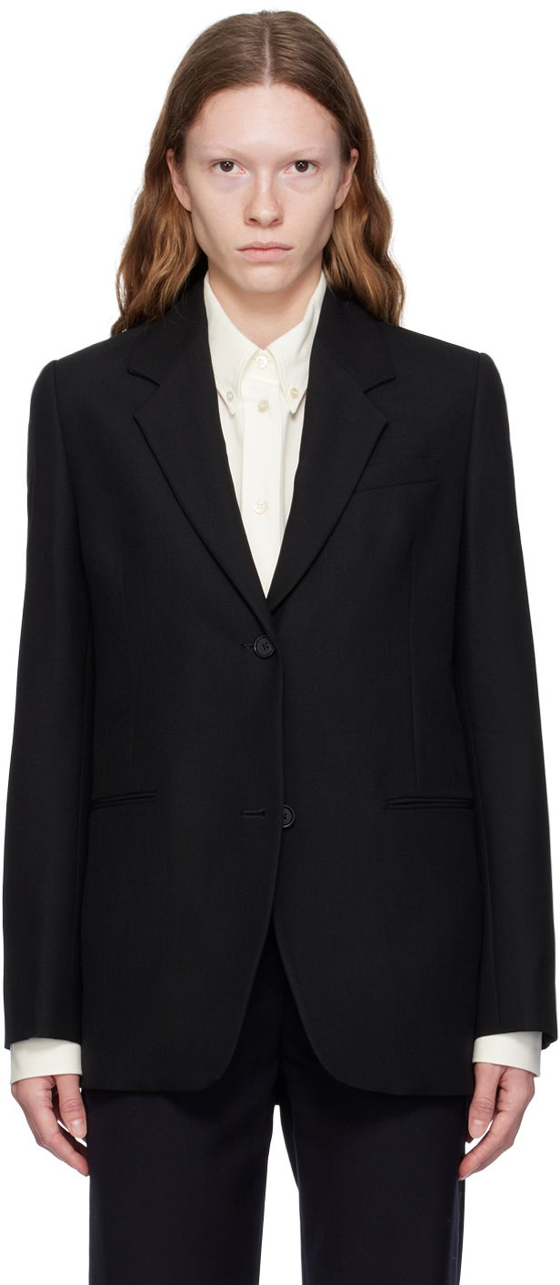 Jacka TOTEME Tailored Single-Breasted Blazer Svart | 233-3014-246