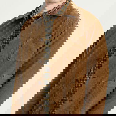 Skjorta Universal Works Fine Cord Bakers Overshirt, Size Small Brun | 33565-KHK, 5