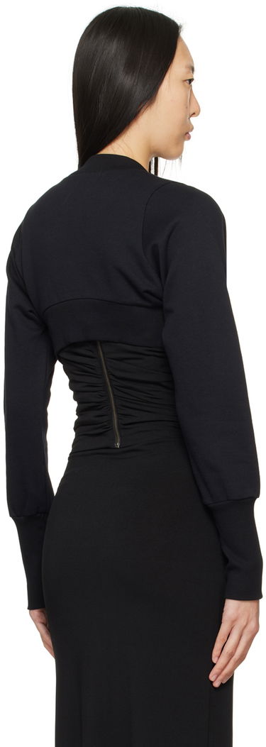 Sweater Miaou Miaou Lana Cropped Sweatshirt Svart | 8016FTBLK, 2