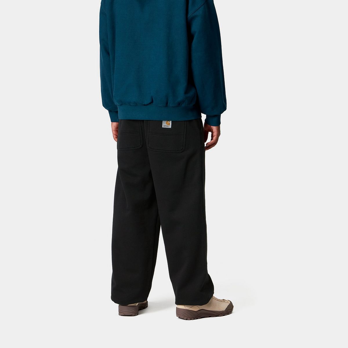 Träningsbyxor Carhartt WIP Carhartt WIP Double Knee Sweatpants Svart | I035546_9, 1