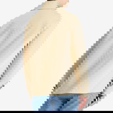 Trenchcoat AMI Button Cotton Jacket Beige | HJK072-CO0081-7251, 3