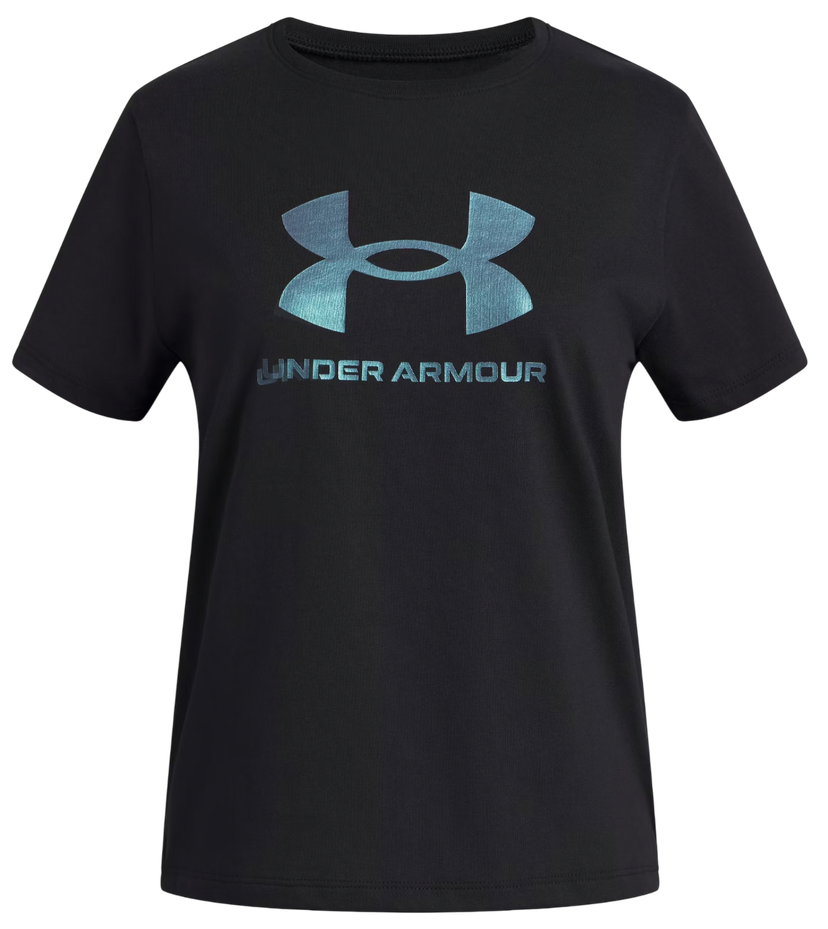 T-shirt Under Armour Rival Shimmer Short Sleeve T-Shirt Svart | 6004129-001