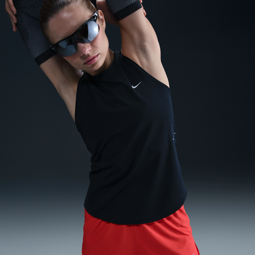 Linne Nike Swift Dri-FIT Running Tank Top Svart | HQ0620-010