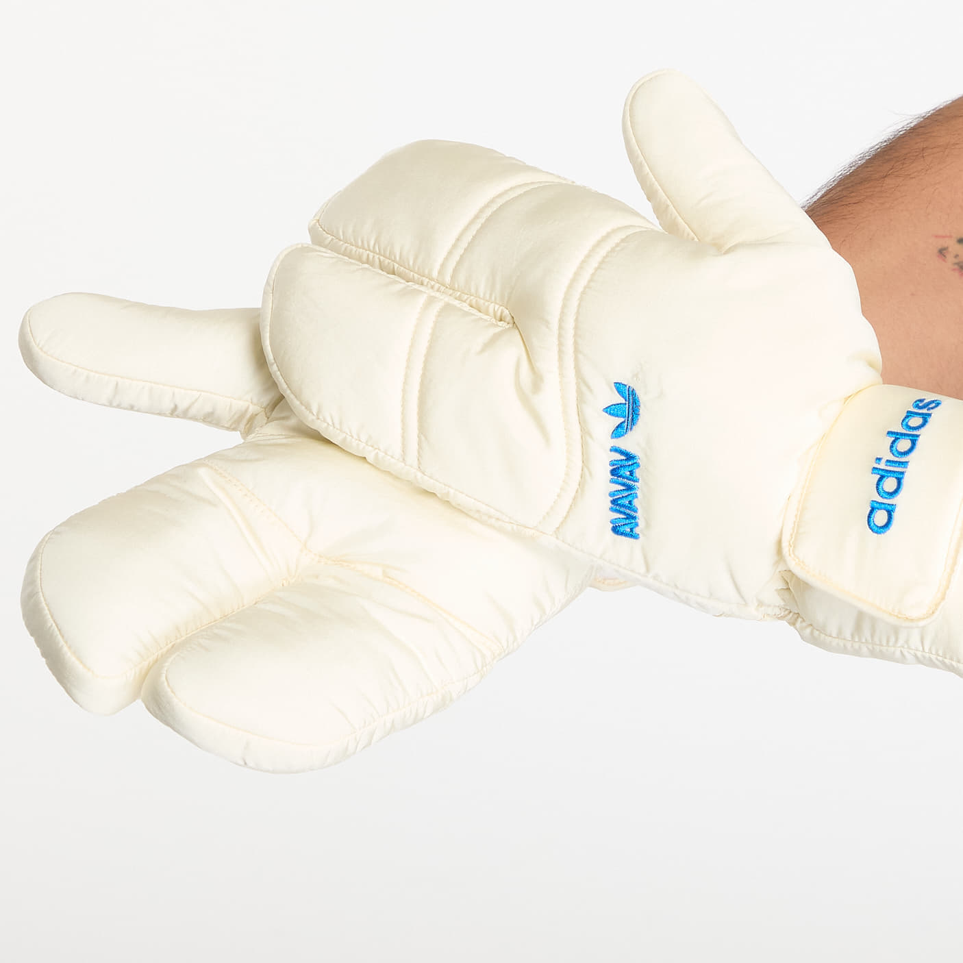 Handskar adidas Originals AVAVAV x Three Finger Gloves Cream White Beige | JG1432, 0