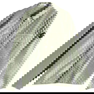 Vindjacka Stone Island Mussola Gommata-TC Shirt Jacket, Size Large Grön | K1S151200001-V0055, 1