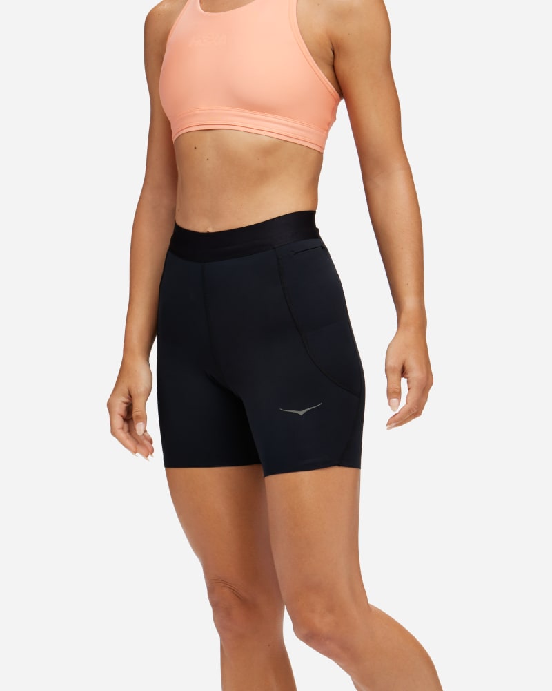 Shorts Hoka One One Novafly 6'' Knit Shorts Svart | 1151088-BLK