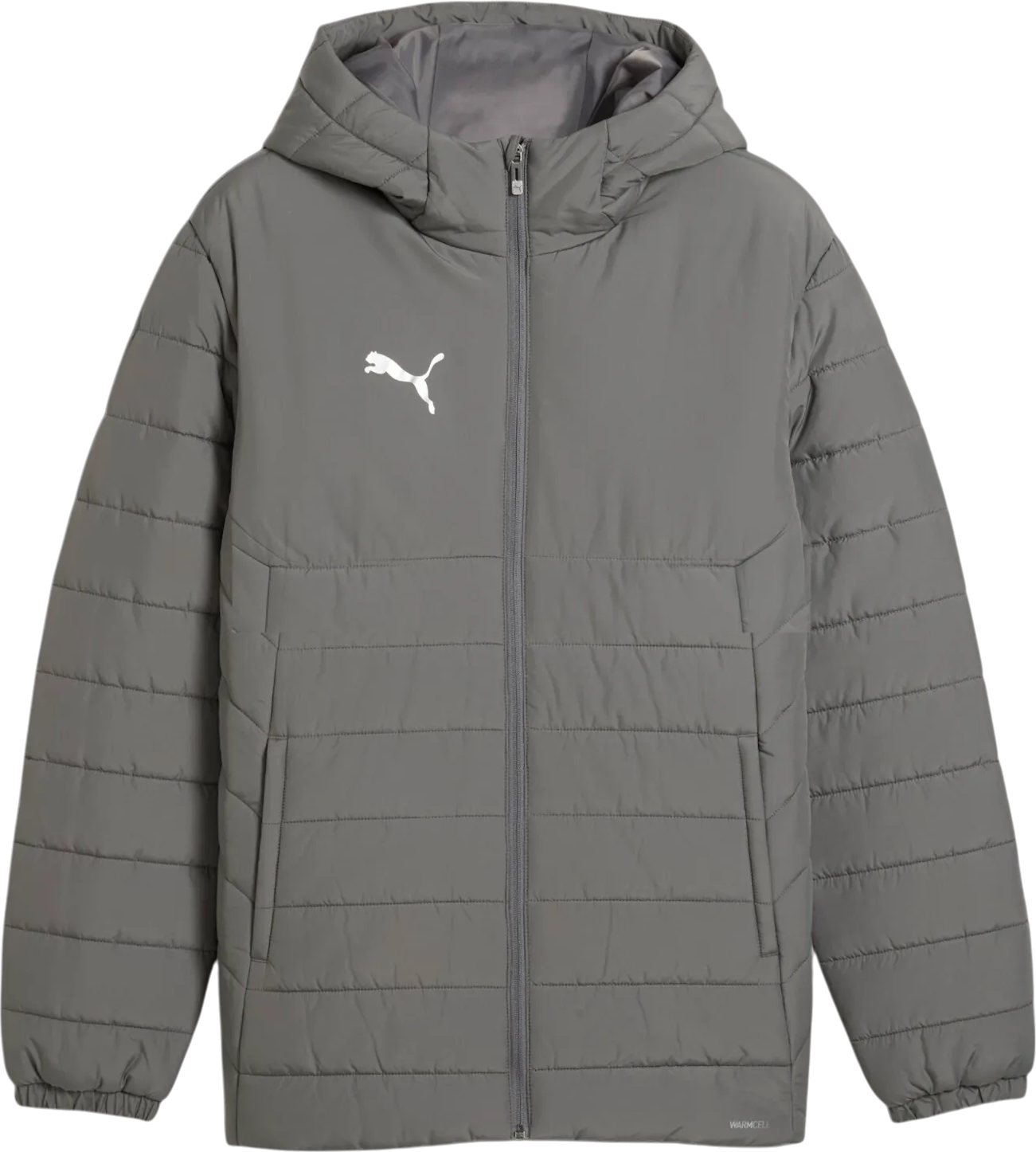 Pufferjacka Puma teamAdiitions Padded Hooded Jacket Grå | 659795-13, 0