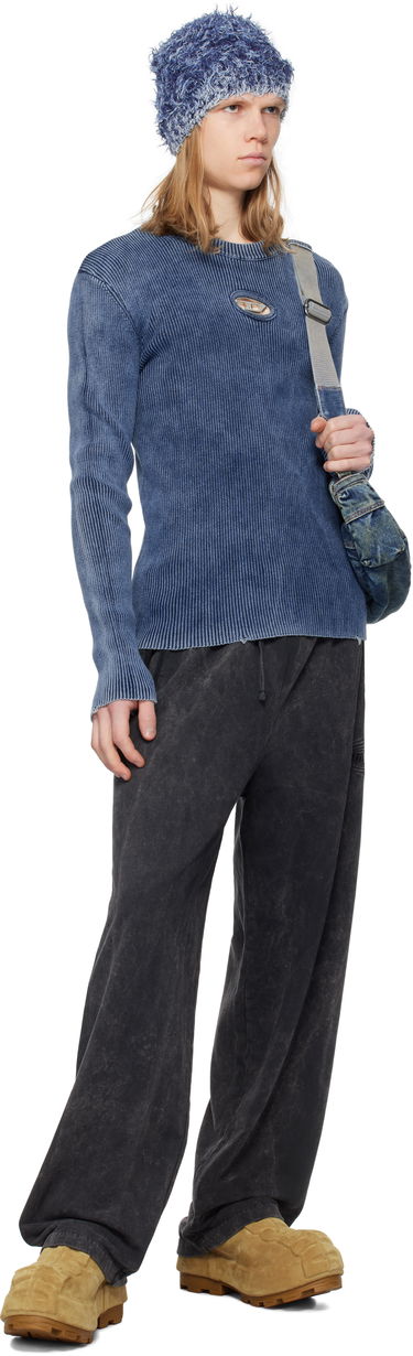 Sweater Diesel Diesel K-Darin-D Cutout Ribbed Sweater Blå | A17512-0ANAH-8AT, 3