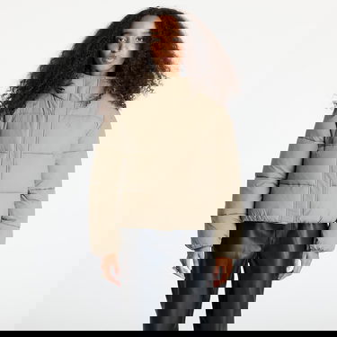 Pufferjacka CALVIN KLEIN Jeans Logo Short Hooded Puffer Jacket Gray Beige | J20J224112 PAV, 0