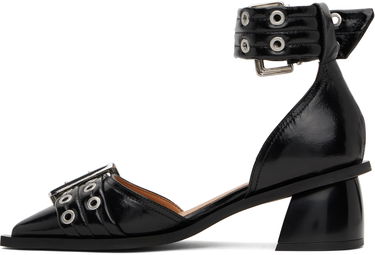 Sneakers och skor GANNI Buckle Open Cut Pumps Svart | S2891, 3