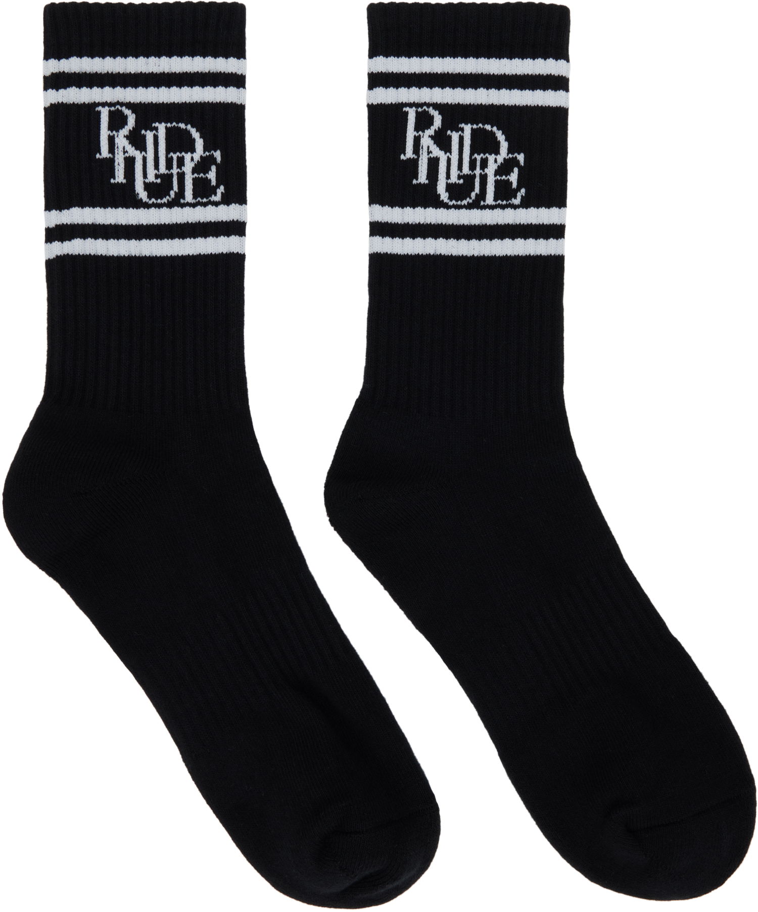 Strumpor Rhude Rhude Scrambler Socks Svart | RHSS25SO07227, 0