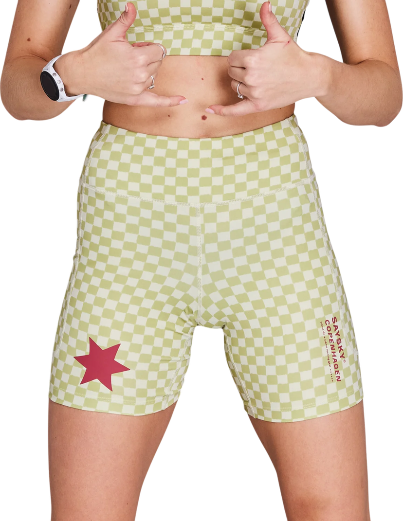 Shorts Saysky Saysky Checker Combat+ 7" Short Tights Grön | nwrst30c1034
