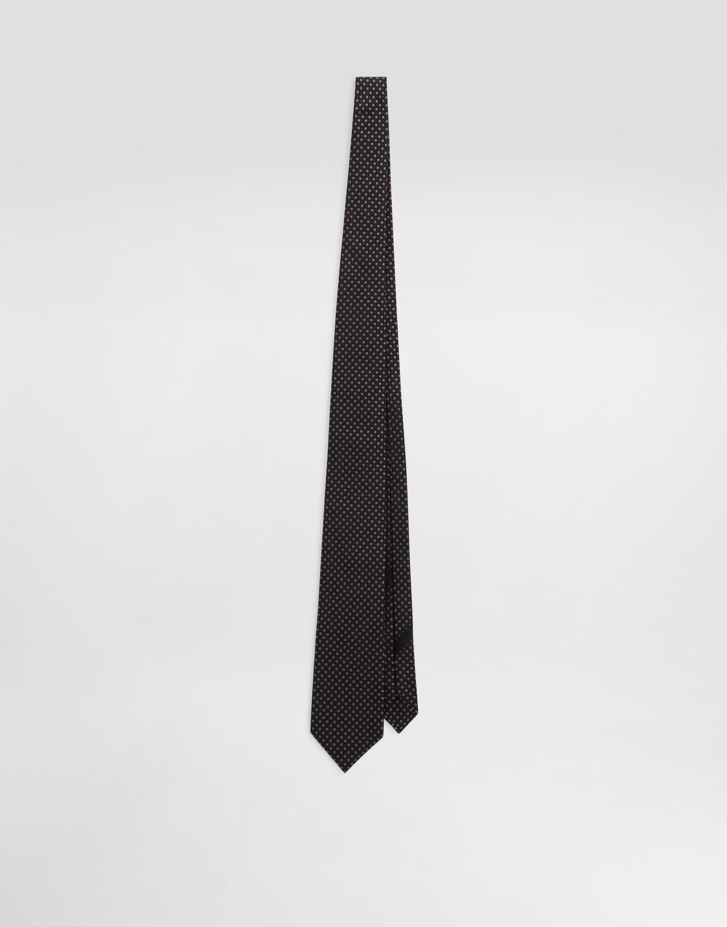 Tillbehör Dolce & Gabbana Dolce & Gabbana Micro-Design Jacquard Tie Svart | GT147EG0JSBN1283, 0