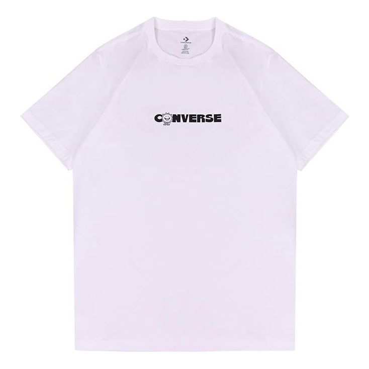 T-shirt Converse Earth Moon Sun Graphic Short Sleeve T-Shirt Vit | 10025277-A02