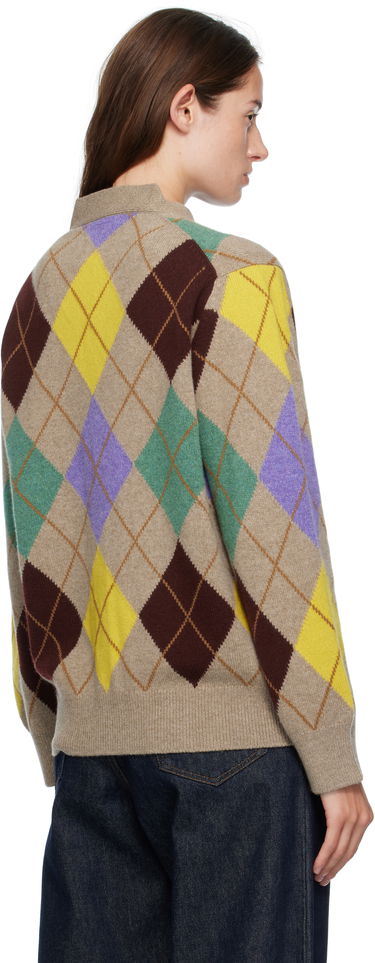 Sweater &Daughter &Daughter Ava Argyle Cardigan Beige | WL24206, 2