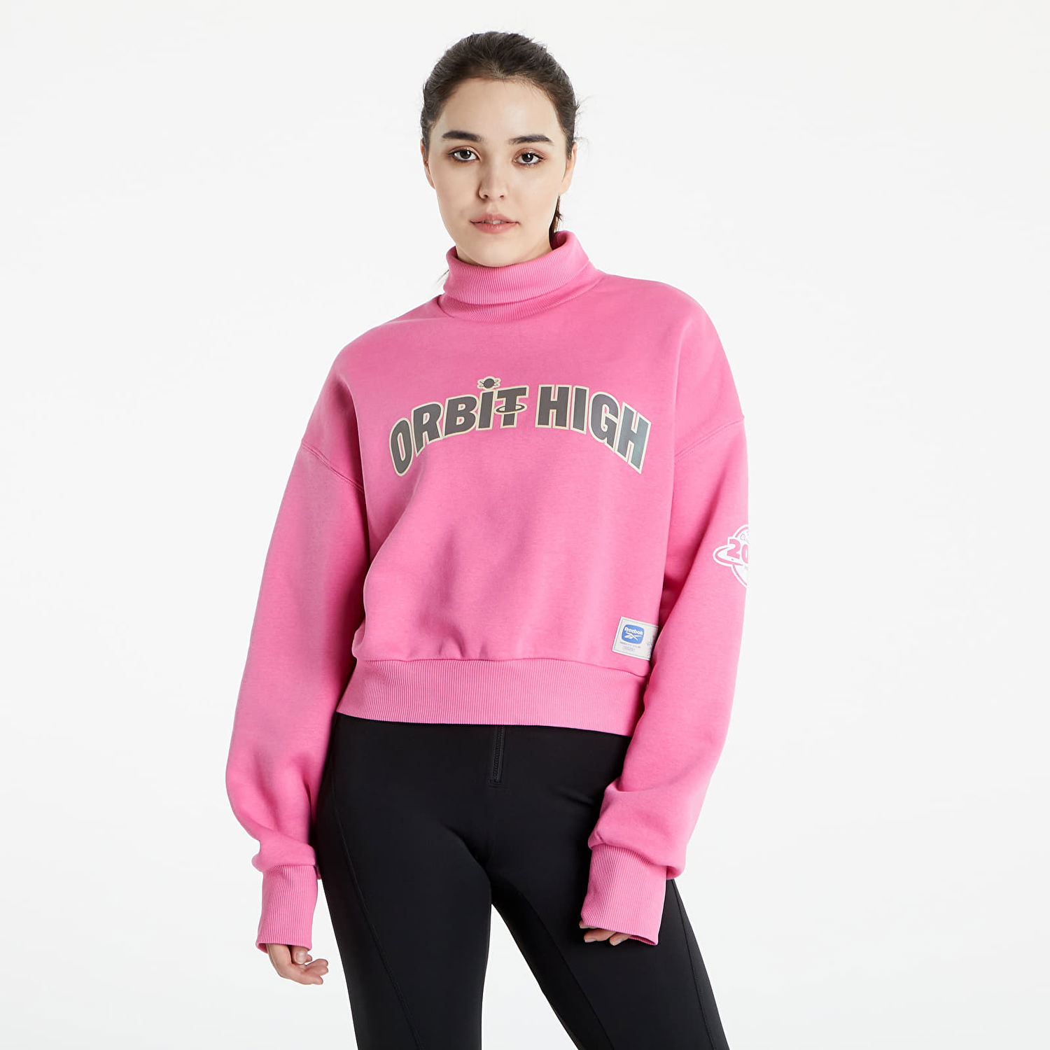 Sweatshirt Reebok The Jetsons x The Flintstones Orbit High Cozy Crewneck Rosa | HD5223, 0