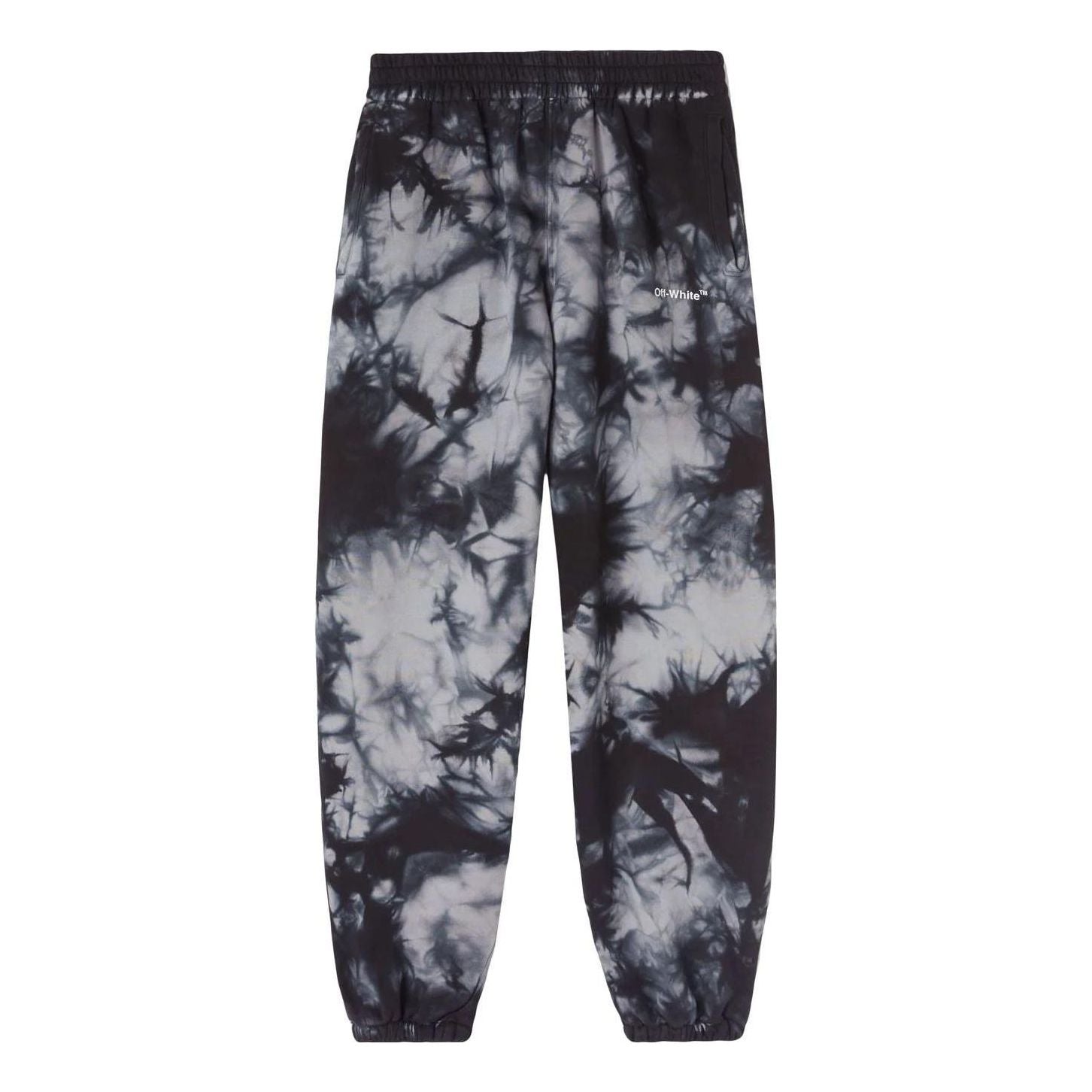Träningsbyxor Off-White Off-White Tie-Dye Sweatpants Svart | OMCH029F22FLE0090701, 0
