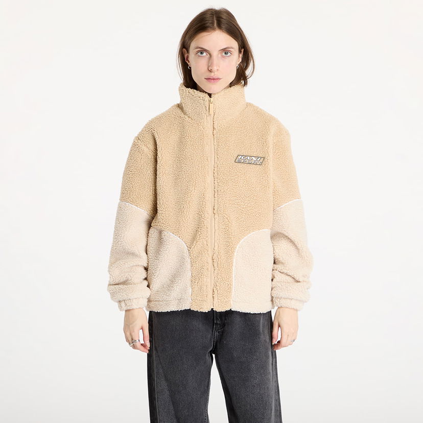 Jacka Karl Kani Sport Patch Teddy Block Beige | 61760014