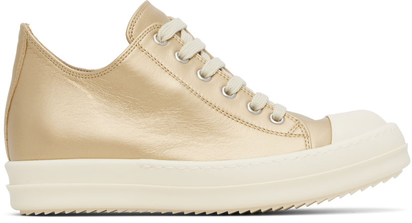 Sneakers och skor Rick Owens Rick Owens Hollywood Low Sneaks Metallisk | RO01E7891 LLPM