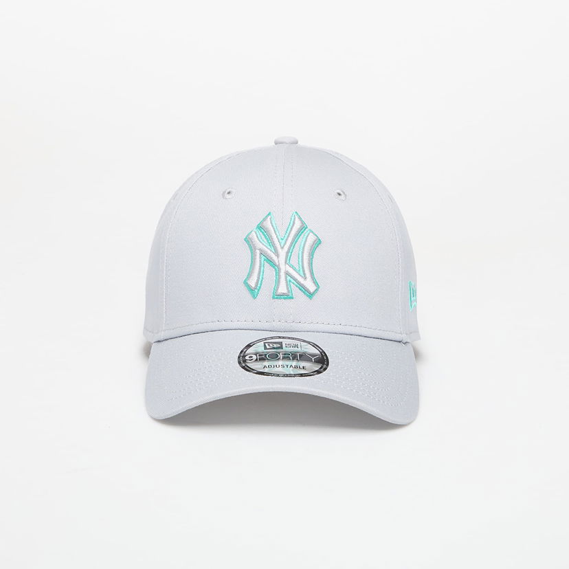 Keps New Era New Era New York Yankees Team Outline 9FORTY Adjustable Cap Grå | 60667391