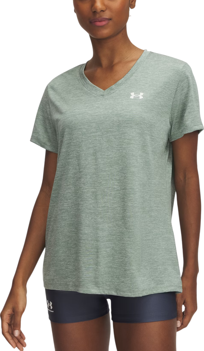 T-shirt Under Armour Under Armour Tech Short Sleeve V-Neck T-Shirt Grön | 1384227-348