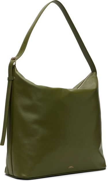 Axelväska A.P.C. A.P.C. Vera Maxi Shoulder Bag Grön | PXCBS-F67029, 1