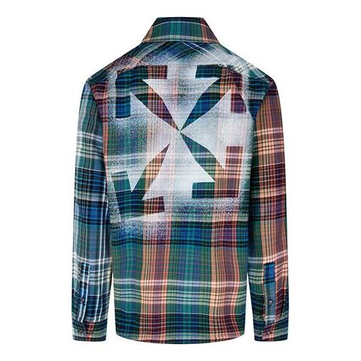 Skjorta Off-White Arrows Print Long Sleeve Shirt Flerfärgad | OMGA133E20FAB0014510