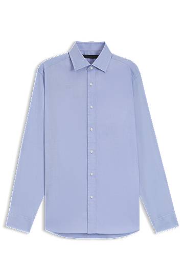 Skjorta BOSS BECKHAM x BOSS slim-fit shirt in Oxford cotton Blå | 50554813