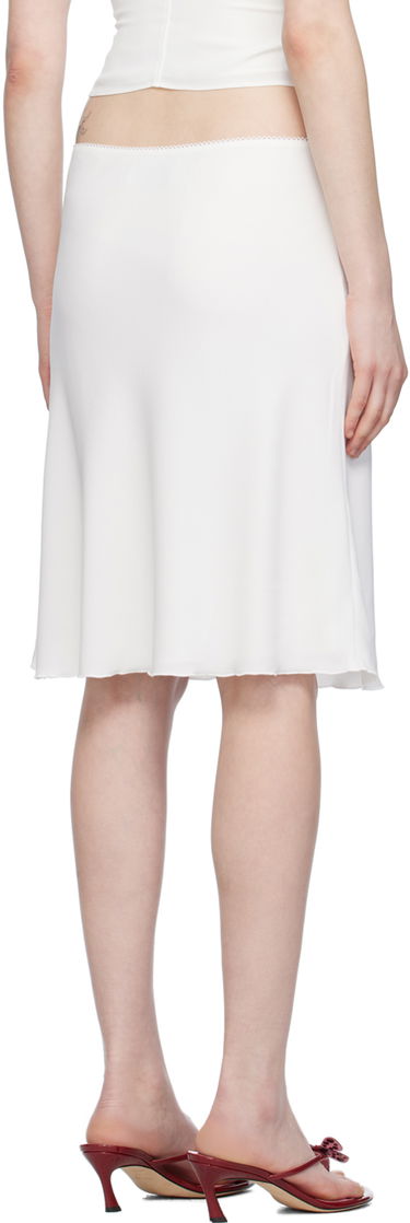 Kjol GUIZIO Guizio Paloma Midi Skirt Vit | C00304W016, 2