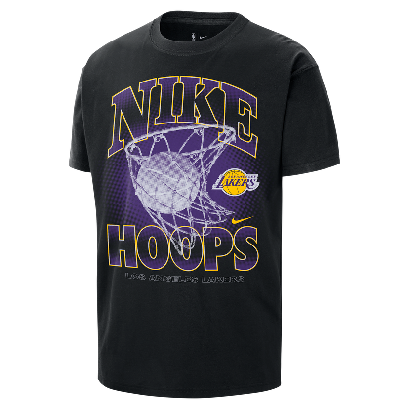 T-shirt Nike Nike NBA Max90 Los Angeles Lakers Courtside T-Shirt Svart | HQ1270-010