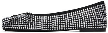 Klä Alexander Wang Alexander Wang Billie Crystal Ballerina Flats Svart | 30324F065, 2