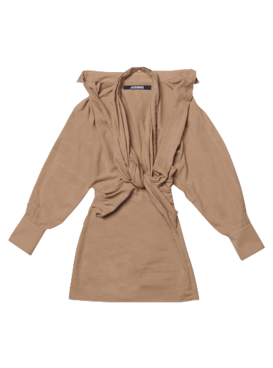 Klä Jacquemus La Robe Agui Dress Beige | 223DR033 1061 150