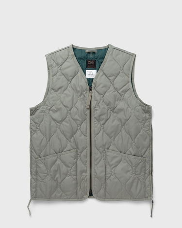 Väst TAION MILITARY ZIP V NECK DOWN VEST Grön | TAION-001ZML-1-GREEN, 0
