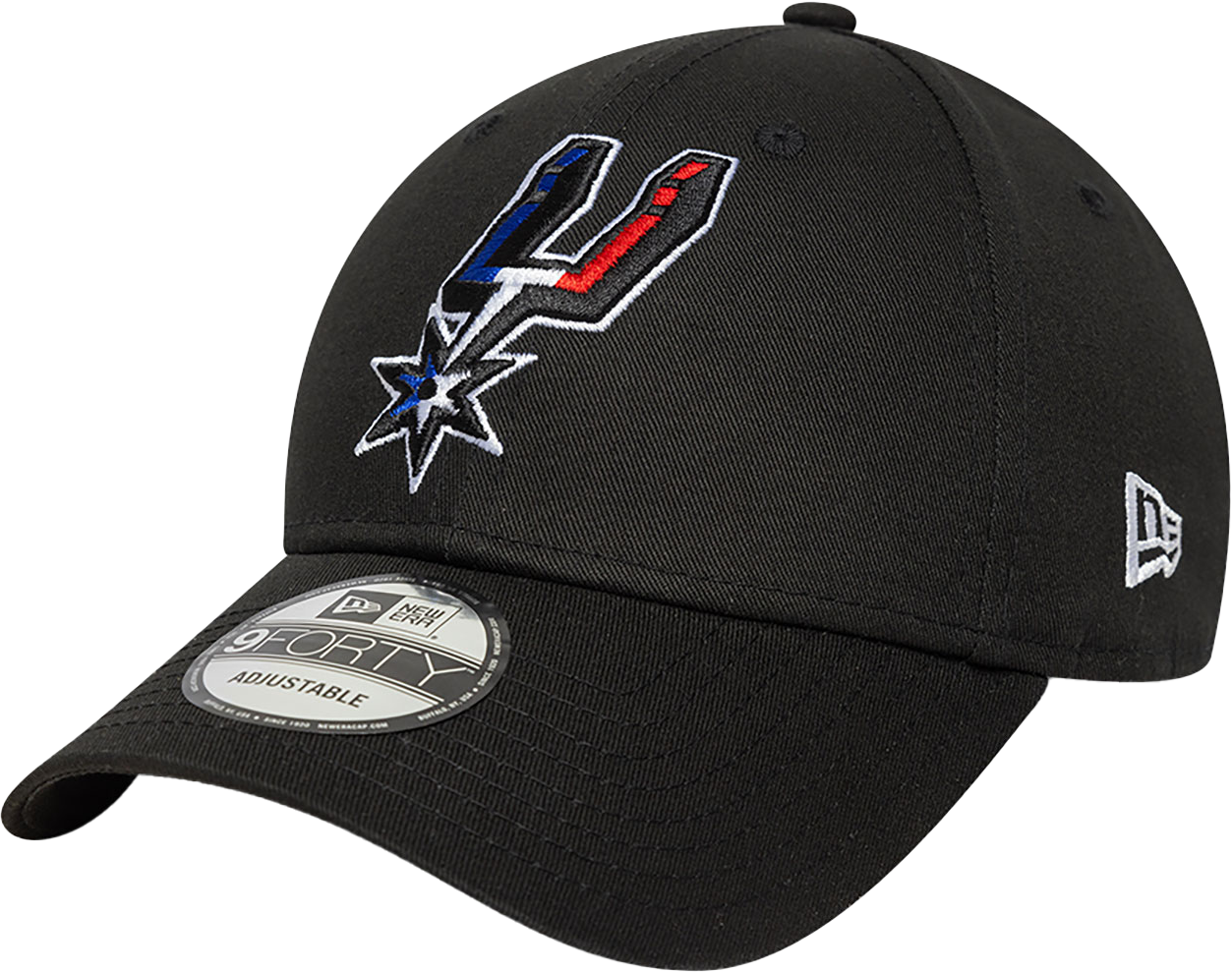 Keps New Era New Era NBA San Antonio Spurs 9Forty Adjustable Cap Svart | 60668243-60668243, 0